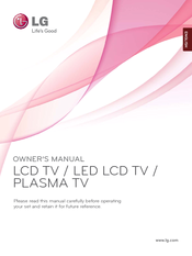 LG 60PK990 Owner's Manual