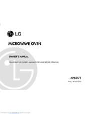 LG MH6347E Owner's Manual