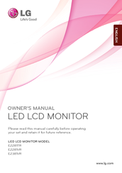 LG E2281TR Owner's Manual