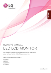 LG E2380VX-PN Owner's Manual