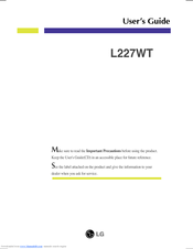LG L227WT-PF User Manual