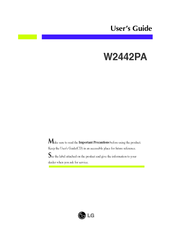 LG W2242PA-BF User Manual