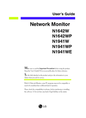LG N1642WP User Manual