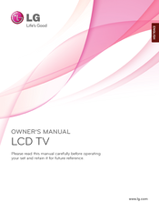 LG 32LD322H-ZA Owner's Manual