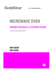 LG MV1502B Owner's Manual & Cooking Manual