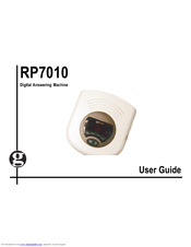 Geemarc RP7010 User Manual