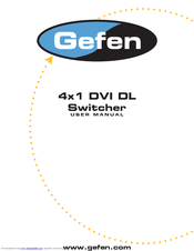 Gefen DVI-441DLP User Manual
