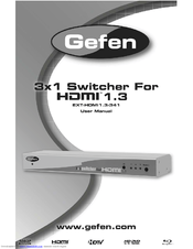 Gefen HDMI1.3-341 User Manual