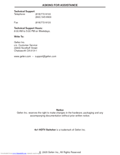 Gefen HDTV-441 Manual