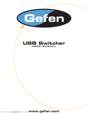 Gefen USB-2X1 User Manual