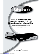 Gefen EXT-COMPAUD-CAT5-144 User Manual
