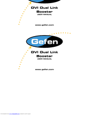 Gefen DVI-141DLB User Manual