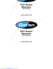 Gefen DVI-141SB User Manual