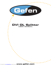 Gefen DVI-142DL User Manual