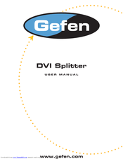 Gefen DVI-147 User Manual