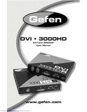 Gefen DVI-3000HD User Manual