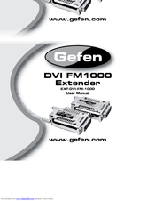 Gefen DVI-FM1000 User Manual
