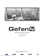 Gefen GTV-ETH-2-COAX User Manual