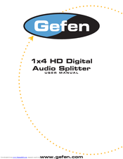 Gefen HD-144A User Manual