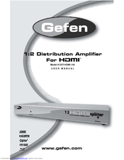 Gefen HDMI-142 User Manual