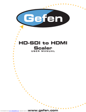 Gefen HDSDI-2-HDMIS User Manual