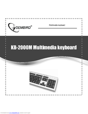 Gembird KB-2000MU User Manual