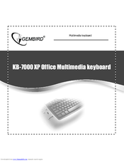 Gembird KB-7000 User Manual