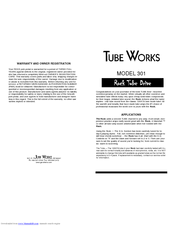 Tube Works 301 User Manual