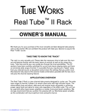Tube Works 9002 Owner's Manual