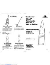 Germ Guardian Clean2 GGH200 Use & Care Instructions Manual