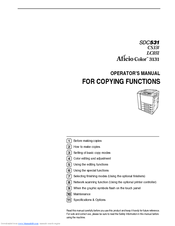 Gestetner LC031 Copying Manual