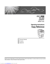 Ricoh Aficio GS 106 Copy Reference Manual