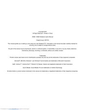 Gigabyte W466 User Manual