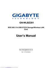 Gigabyte GN-WLBZ201 User Manual