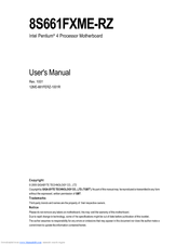 Gigabyte 8S661FXME-RZ User Manual