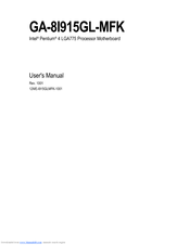 Gigabyte GA-8I915GL-MFK User Manual