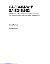 Gigabyte GA-EG41M-S2H User Manual
