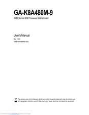 Gigabyte GA-K8A480M-9 User Manual