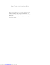 Gigafast EE1600-S Installation Manual
