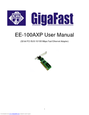Gigafast EE100-AXP User Manual