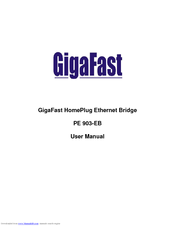 Gigafast PE 903-EB User Manual