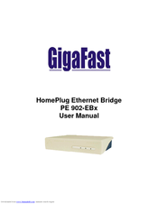 Gigafast PE902-EBx User Manual
