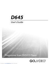 GoVideo D645 User Manual