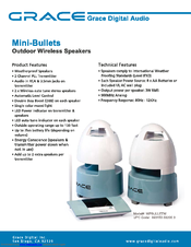 Grace WPBULLET Specifications