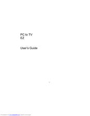 Grandtec PC to TV EZ User Manual