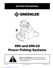 Greenlee 690-22 Instruction Manual