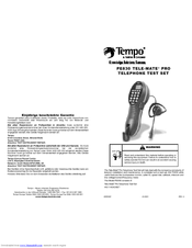 Textron Tempo Tele-Mate Pro PE830 Reference Manual