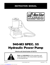 Greenlee 940m3 SERIES Instruction Manual