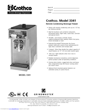 Crathco Crathco 3341 Specification Sheet