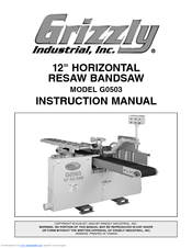 Grizzly G0503 Instruction Manual